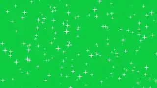 HD Green Screen | MEDIUM TWINKLE STARS effect 5 minutes long