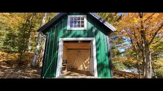 12 x 16 Off Grid Cabin Build - Episode 8 -  Insulation and Shiplap