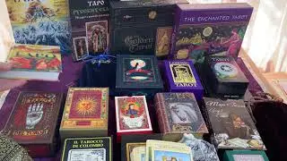 Моя коллекция колод Таро  ч.4 💙 My Tarot deck collection.