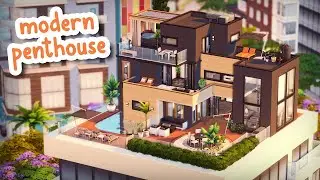 Modern Penthouse ☀️ || The Sims 4 Speed Build