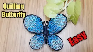 Paper Quilling Butterfly | How to make Paper Butterfly