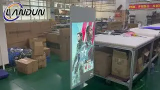 43 Inch Hanging Double Sided Screen