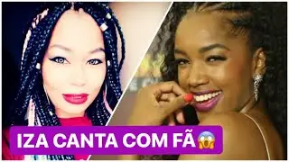 IZA canta PESADÃO com fã / Escuta a voz dessa moça 😱