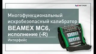 Многофункциональный искробезопасный калибратор Beamex MC6, исполнение  R  Интерфейс
