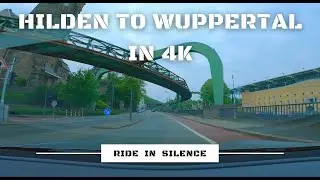 Driving from Hilden on the Autobahn to Wuppertal in 4K | Germany