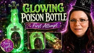 How To REALLY Make a Glowing Bottle - DIY Halloween Potion Bottle