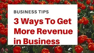 3 Tips To Get More Revenue in Business (Hindi)