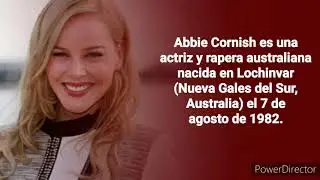Todas las películas de Abbie Cornish, desde 2021