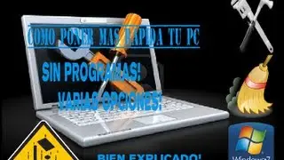 como acelerar tu pc al 100% Gratis + Ningun Programa + Bien Explicado!