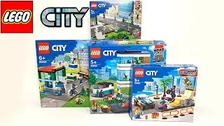 Lego City Road Plates 2021 Sets Compilation - Speed Build and Review