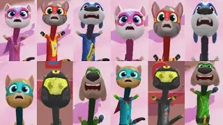 Talking Tom Hero Dash - 😆 FALLS AND FAILS FUNNY COMPILATION 😆 汤姆猫英雄跑酷
