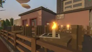 Unturned Level Editor Speed Build #12 - Downtown Bistro