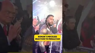 Roman Reigns' Viral Female Fan Moment on RAW!