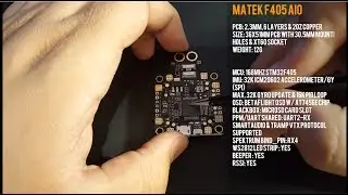 Matek F405 AIO Review and Noise Testing