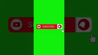 ✅Green screen subscribe button| No Copyright subscribe button green screen 