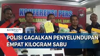 Polisi Gagalkan Penyelundupan Empat Kilogram Sabu