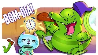 BOM DIA! do Jacarelvis e Amigos - Desenho Infantil