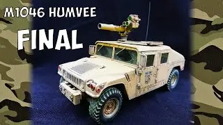 M1046 HUMVEE Final. 1 35 (TAMIYA). Сборная модель Хаммера. Стендовый моделизм.