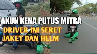 VIRAL VIDEO SEORANG OJOL SERET JAKET DAN HELM KARENA PM
