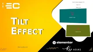 🔥 Add Stunning 3D Tilt Hover Effects in Elementor – Interactive Tilt Animation Tutorial