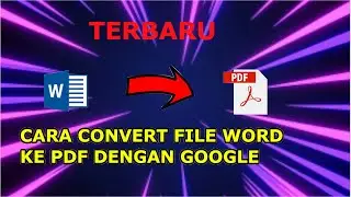 Cara Mengubah File Word ke File PDF || Gampang Banget!! Tanpa Ribet!