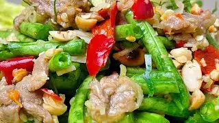 របៀបធ្វើភ្លាសាច់គោពិសេស I Fresh beef with long been -43