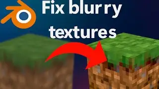 How to Make Pixel Textures Sharp in Blender 5.0  Fix Blurry Textures  2026