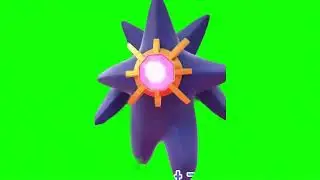 Mega Starmie running Green Screen Meme  1Hour Loop
