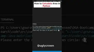 Area Finder in Python #coding #programming #python #webdevelopment