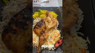 Trying Arabic Cuisine 4 different types of Mandi 😍 #arabiccuisine #mandi