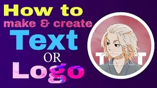 How to make & create text or logo #logomakingtutorial#texttutorial#picsarttutorial#editingtutorial