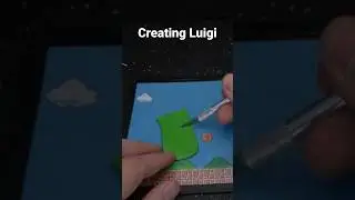 Creating Luigi from Super Mario using Polymer Clay Part V 
