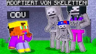 ADOPTIERT von SKELETTEN FAMILIE in Minecraft!