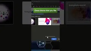 Convert MS WORD to PowerPoint presentation with One Click 🤯🤯🤯 | #shorts