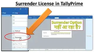 Tally Prime Surrender License | How to Surrender Tally Prime License