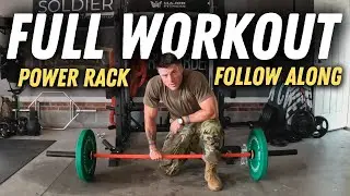 20 Minute Full-Body Power Rack Workout | Major Fitness Home Gym