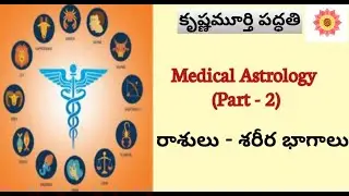 Medical Astrology - Part 2: రాశులు  సూచించే శరీర భాగాలు మరియు అనారోగ్యాలు