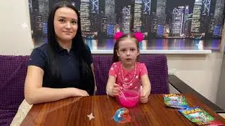 Настя делает живой ВУЛКАН Часть 2.Смотри,что получилось!!!