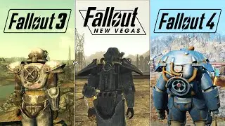 Fallout 3 vs Fallout New Vegas vs Fallout 4 | Graphics, Physics and Details Comparison