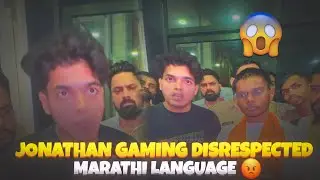 JONATHAN GAMING APOLOGIZE TO RAJ THACKERAY 🙏🏻& Marathi People