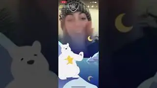Alyssa gets polar bear gift.  Meetme app