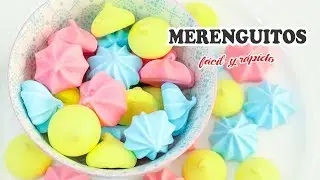 Cómo hacer MERENGUITOS o SUSPIROS - Receta fácil y rápida/ Cositaz Ricaz