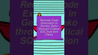Remote Code Execution in Gentoo Soko through Critical SQL Injection Flaws