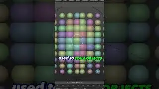 Proportinal Editing in Object Mode in Blender #blender #b3d #blendertutorial
