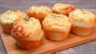 How to make a cute muffin-shaped onion bread [Recipe] [Bread making]