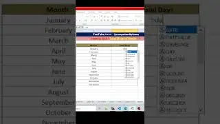 How to Find Total Days Of  Month in Excel 