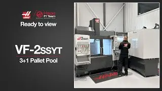 Haas VF-2SSYT with 3+1 Pallet Pool