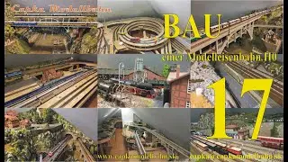 Bau 17 einer Modelleisenbahn H0