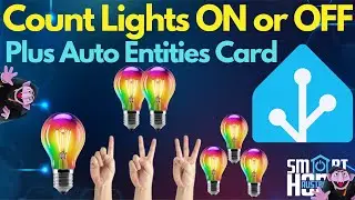 HOME ASSISTANT - Count Lights and AUTO Entity Card