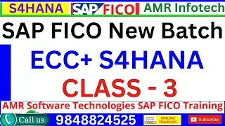 SAP FICO ECC & S4HANA CLASS 3  - SAP FICO  Videos in Telugu  - SAP FICO Course in Telugu